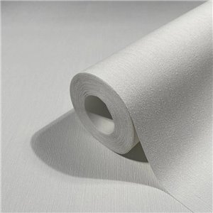 Casadeco|Papier peint uni aspect textile blanc brut|Papier Peint