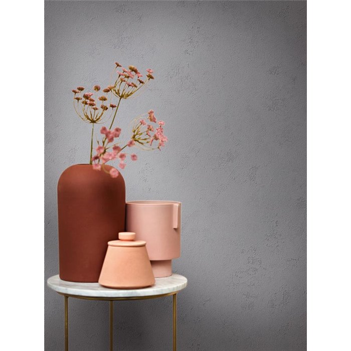 Marburg|Zeitlose dunkelgraue Tapete mit Putz-Effekt|Stuckimitat