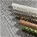 Marburg|Wallpaper mosaic in modern ethnic gold and black style|Modern