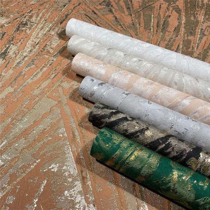 Marburg|Papier Peint haut de gamme feuilles de palmier vertes et dorées|Papier Peint