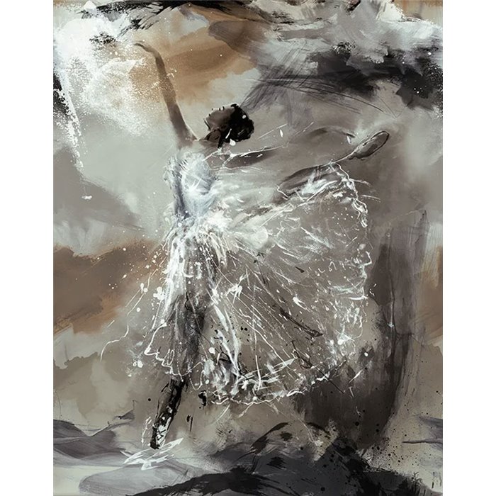 Mural pared bailarina artística - Marburg City Romance 35097