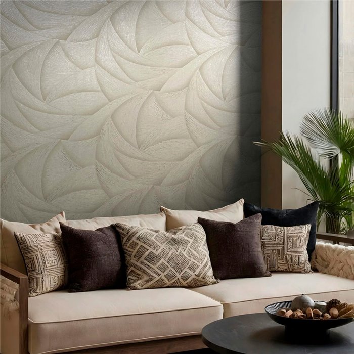 Marburg|Tapete Modern beige 3D Wellen|Modern