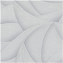 Papel pintado Ondas 3D plata y gris moderno - Marburg Ritus 35504