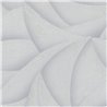 Papel pintado Ondas 3D plata y gris moderno - Marburg Ritus 35504