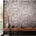 Marburg|Wallpaper 3D Waves in modern black and bronze|Modern