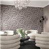 Marburg|Papier Peint Vagues 3D noir et bronze moderne|Moderne