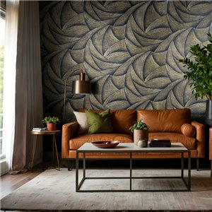 Papeldecor|Modern Art Deco Style Blue and Green Wallpaper|Wallpaper 2