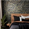 Marburg|Papier Peint Vagues 3D noir et or moderne|Papier Peint