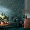 Marburg|Papier Peint Vagues 3D argent et bleu moderne|Moderne