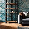 Marburg|Papier Peint Vagues 3D argent et bleu moderne|Moderne