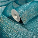 Marburg|Papier Peint Vagues 3D argent et bleu moderne|Moderne