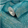Marburg|Papier Peint Vagues 3D argent et bleu moderne|Moderne