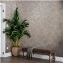 Marburg|Modern greige geometric Wallpaper|Contemporary