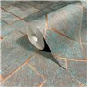 Marburg|Modern blue geometric wallpaper|Geometric