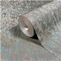 Marburg|Wallpaper with a copper concrete and industrial blue look|Stucco Imitation