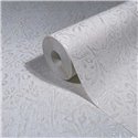 Marburg|Papier Peint floral ornemental blanc damas|Romantique