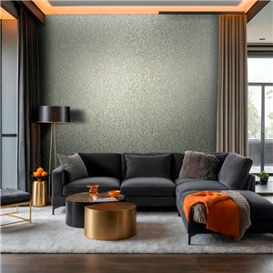 Casadeco|Minimalist floral wallpaper with olive green bare tree branches|Floral 2