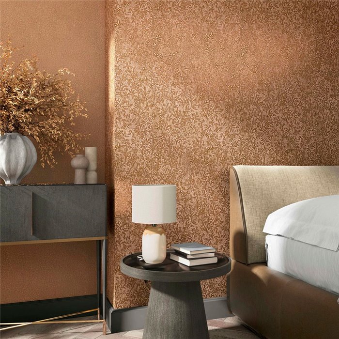 Marburg|Brown and gold damask ornamental floral Wallpaper|Floral