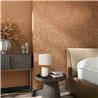 Marburg|Braune und goldene Damast-Ornament-Tapete mit Blumenmuster|Blumen