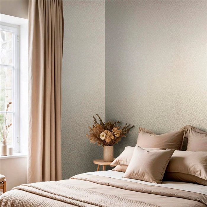 Papel pintado enrejado patrón de diamantes beige moderno - Marburg Ritus 35535