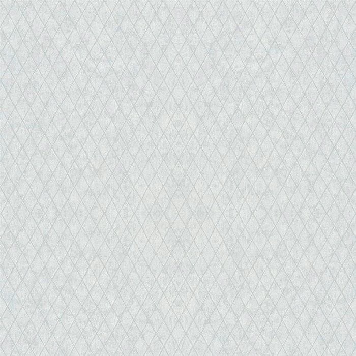 Papel pintado enrejado patrón de diamantes gris claro - Marburg Ritus 35536