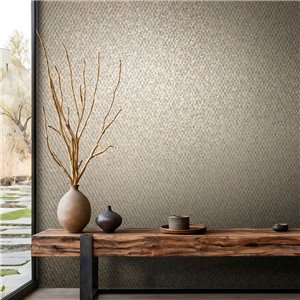 Marburg|Tapete mit geometrischem und Rohseidentextur in Weiß|Modern 2