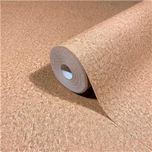 Casadeco|Vinyl-Tapete in brauner Textiloptik|Braun
