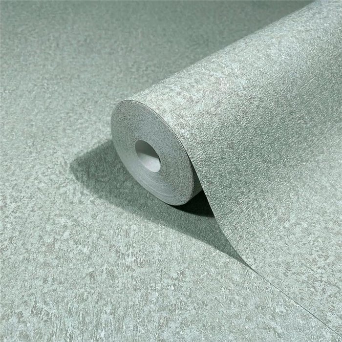 Papel pintado estucado de yeso verde moderno - Marburg Ritus 35543