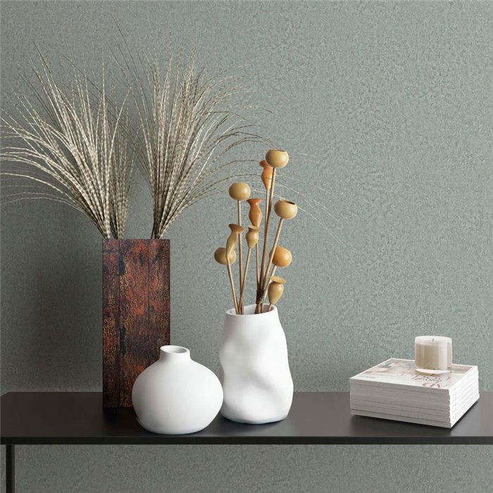 Marburg|Modern green plaster stucco wallpaper|Concrete Imitation