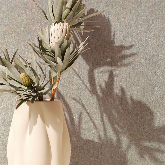 Marburg|Moderne Tapete in Grau und Beige mit Putzoptik|Betonimitat