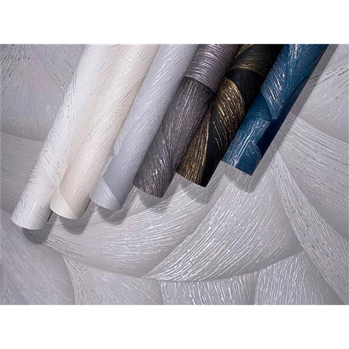 Marburg|Papier Peint Vagues 3D noir et bronze moderne|Moderne