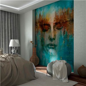 Eijffinger|Wall mural modern abstract brown gold|Wallmurals