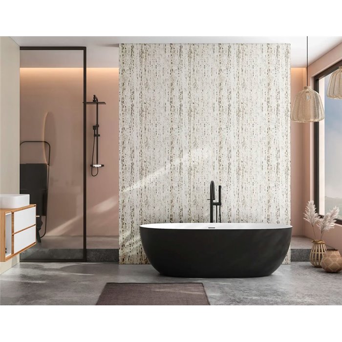 Marburg|Papel pintado piedra travertino beige contemporáneo|Imitacion Mármol