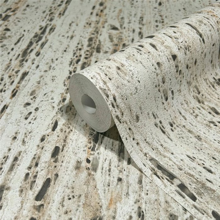 Marburg|Papier Peint pierre travertin beige contemporain|Imitation Marbre