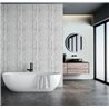 Marburg|Wallpaper contemporary gray and white travertine stone|Marble Imitation