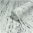 Marburg|Wallpaper contemporary gray and white travertine stone|Marble Imitation