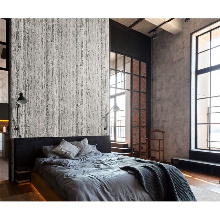 Marburg|Papier Peint pierre travertin marron et gris moderne|Imitation Marbre