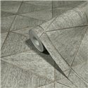 Marburg|Papel pintado geométrico efecto madera gris moderno|Imitacion Madera