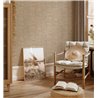 Marburg|Papier Peint géométrique effet bois marron et beige|Imitation Bois
