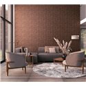 Marburg|Modern brown wood-effect geometric wallpaper|Wood Imitation