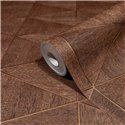Marburg|Modern brown wood-effect geometric wallpaper|Wood Imitation