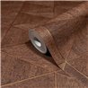 Marburg|Modern brown wood-effect geometric wallpaper|Wood Imitation
