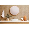 Marburg|Papier Peint motif chevron effet bois beige moderne|Imitation Bois