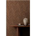 Marburg|Wallpaper herringbone pattern with oriental brown wood effect|Wood Imitation