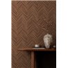 Marburg|Wallpaper herringbone pattern with oriental brown wood effect|Wood Imitation