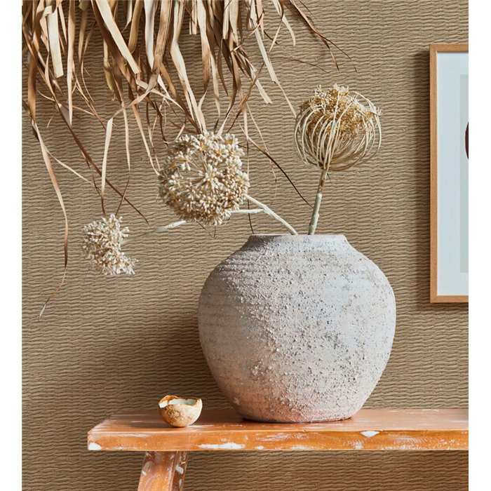 Marburg|Wallpaper braided wicker, modern beige raffia|Raffia Imitation