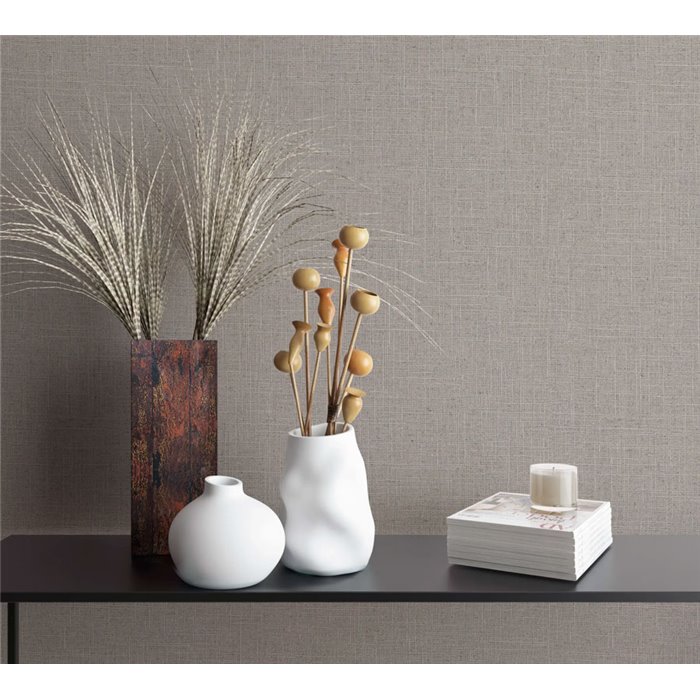 Marburg|Wallpaper natural linen textile modern gray|Fabric Imitation