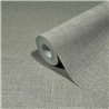 Marburg|Papier Peint textile lin naturel gris moderne|Imitation Tissu