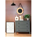 Marburg|Wallpaper modern copper wood acoustic panel|Wood Imitation