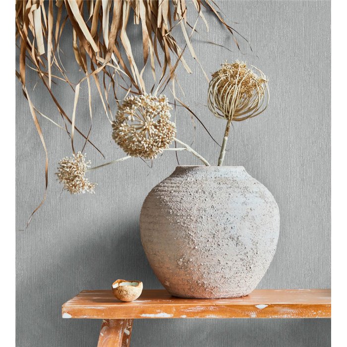 Marburg|Tapete glatt gestreift modern grau|Einfarbige Farben